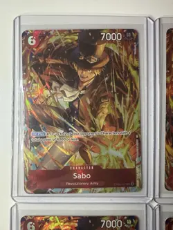 Sabo OP05-007 Illustration Box Vol. 5 Promo 4 Card Play Set Lot One Piece - Image 2