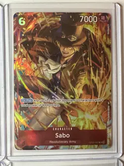 Sabo OP05-007 Illustration Box Vol. 5 Promo 4 Card Play Set Lot One Piece - Image 3