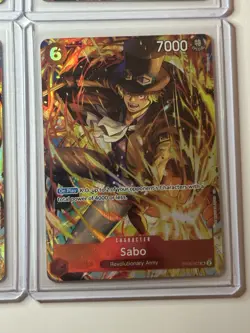 Sabo OP05-007 Illustration Box Vol. 5 Promo 4 Card Play Set Lot One Piece - Image 4
