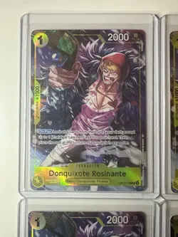 Donquixote Rosinante OP12-108 Illustration Box Vol. 6 Promo 4 Card Play Set Lot - Image 2