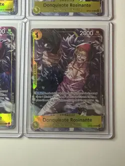 Donquixote Rosinante OP12-108 Illustration Box Vol. 6 Promo 4 Card Play Set Lot - Image 4