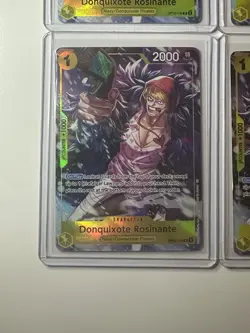 Donquixote Rosinante OP12-108 Illustration Box Vol. 6 Promo 4 Card Play Set Lot - Image 5