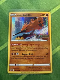 Galarian Zapdos - (Prerelease) SWSH124 SWSH: Sword & Shield Promo Cards Holo - Image 1
