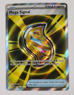 Mega Signal 171/132 Mega Evolution Trainer Item Pokemon Card NM - Image 1