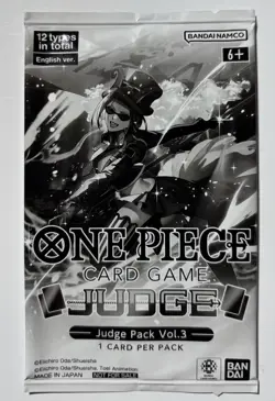 One Piece Card Game TCG Promo Judge Pack Volume 3 *Sealed English Version - Image 1