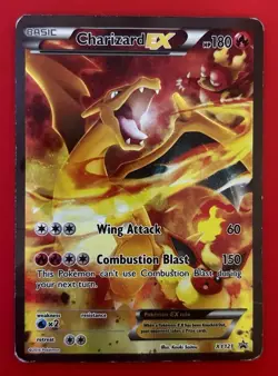Charizard EX XY121 XY Promos - Pokemon Card - Heavily Played - Image 1
