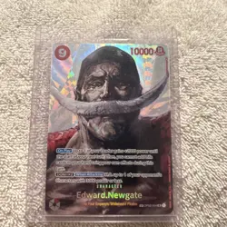 One Piece Card Game Alt Art Edward Newgate SP English Paramount War OP02-004 - Image 1