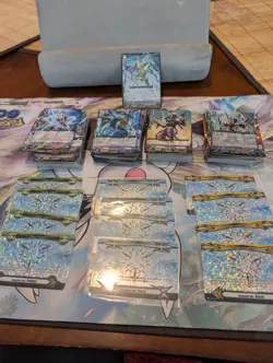 Cardfight Vanguard Lot 200+ Rares RR Promos Only Duplicates NM And Played Cards - Image 1