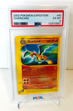 Charizard PSA 6 Non Holo Expedition #40 2002 Pokemon Card TCG Read Desc. 🔥🐉 - Image 3