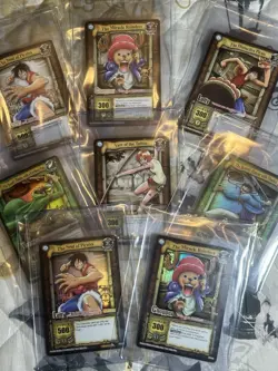 2005 ONE PIECE PROMOS MEIJIN REWARD Vintage Cards SET Luffy Chopper More - Image 1