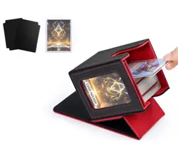 MTG Commander Deck Box Yu-Gi-Oh Pokemon/130+ Sleeved Cards/Green / Window /Magic - Image 5