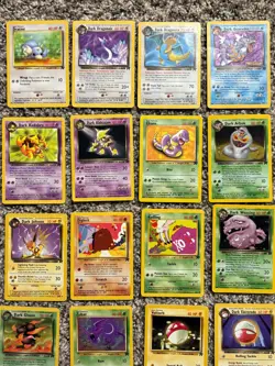 Vintage Team Rocket Pokemon Card Lot - WOTC 1999, 2000 collection -MP/HP - Image 3