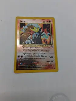 2001 Entei Pokemon Card Promo #34 In Excellect Condition - Image 1
