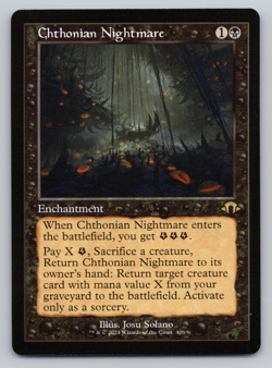 Chthonian Nightmare Retro Frame - Modern Horizons 3 MTG - Image 1