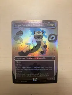 Appa, Steadfast Guardian (Borderless) Foil NM. Avatar: The Last Air. - Image 1