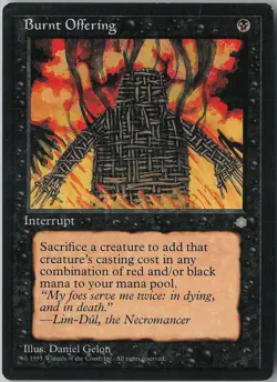 Burnt Offering Common Ice Age LP MTG - Image 1