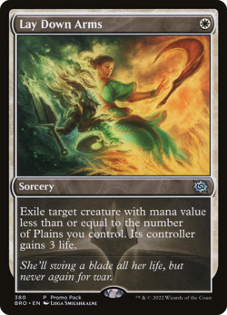 Lay Down Arms (Promo Pack) [The Brothers' War Promos] Near Mint - Image 1