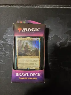 MTG Magic the Gathering: Throne of Eldraine Brawl Deck Savage Hunter Sealed 630509829798 - Image 1