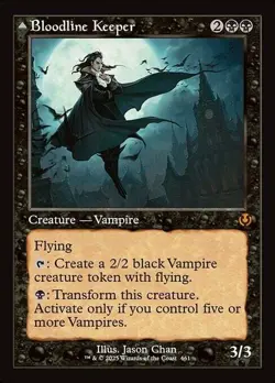 Bloodline Keeper // Lord of Lineage * Retro Frame * - INR Innistrad Remastered - Image 1