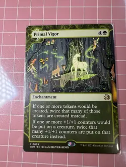 Primal Vigor #59 Wilds of Eldraine: Enchanting Tales MTG Regular ⭐ NM - Image 1