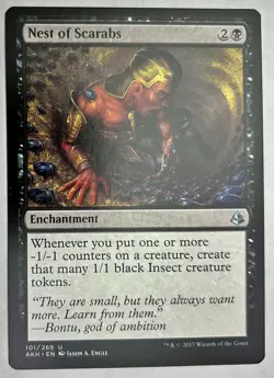 Nest of Scarabs - Amonkhet AKH MTG Magic the Gathering - Near Mint - Ships Free! - Image 1