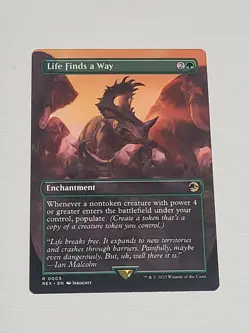 Life Finds a Way - Extended Art - NM - MTG - Image 1