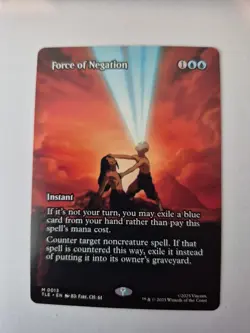 1x MTG: Force of Negation (Borderless) Avatar: The Last Airbender Reg 0013 NM x1 - Image 1