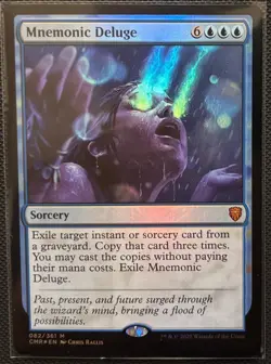 MTG Commander Legends Mnemonic Deluge Foil (Mythic) - Image 1