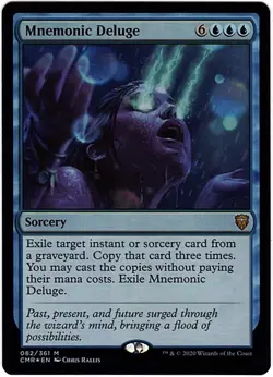 MTG Commander Legends Mnemonic Deluge Foil (Mythic) - Image 2