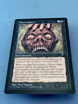Necromancy Visions MTG Regular-Unplayed Near Mint-Vintage Magic: the Gathering - Image 3