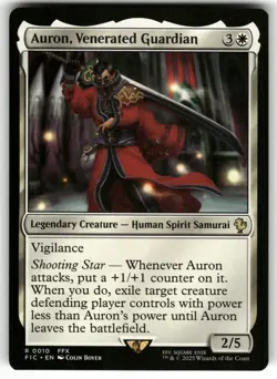 Auron, Venerated Guardian R Commander: FINAL FANTASY 10 NM MTG - Image 1