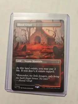 Blood Crypt (Borderless) - Lorwyn Eclipsed - NM - Rare - Land - Image 1