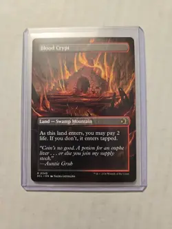 Blood Crypt (Borderless) - Lorwyn Eclipsed - NM - Rare - Land - Image 2