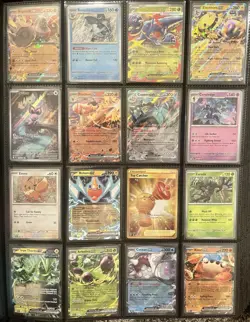 Pokemon Collection Binder Lot + Binder (Full Art EX) NM/Mint - 624 Total Cards - Image 3