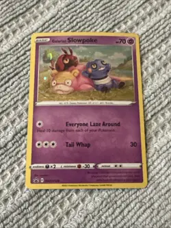 Galarian Slowpoke SWSH126 Small Swirl Pokemon Black Star Promo - Image 1