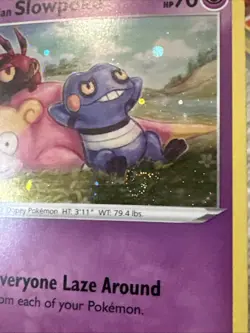 Galarian Slowpoke SWSH126 Small Swirl Pokemon Black Star Promo - Image 3