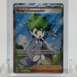 Pokemon TCG Mega Evolution Wally’s Compassion Trainer #176/132 Full Art NM - Image 1