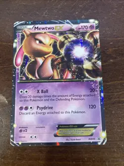 Pokemon TCG Mewtwo ex Legendary Treasures 54/113 Holo Holo Rare EX - Image 2