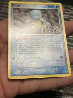 Pokemon TCG Ditto GAMES EXPO CardEx Delta Species 64/113 Promo -NM - Image 4