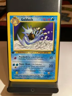 Pokemon Fossil/Team Rocket 1st Edition Golduck 35/62 & Dark Golduck 37/82 NM+ - Image 2