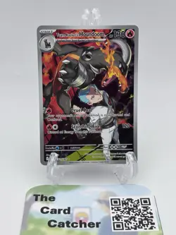 Pokemon TCG Team Rockets Houndoom Illustration Rare 191/182 Destined Rivals NM - Image 1