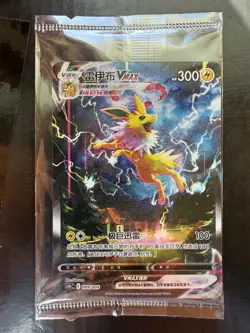 Pokemon SEALED Chinese Jolteon VMAX 009/009 Eevee Gift Box Alternate Art Holo NM - Image 1
