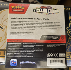Pokemon TCG Stellar Crown Booster Bundle (6 Booster Packs) New Factory Sealed - Image 2