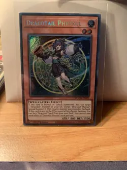 Dracotail Phryxul - DOOD-EN023 - Secret Rare 1st Edition - YuGiOh Near Mint - Image 1