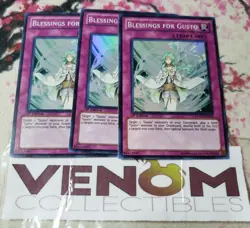 3x (M/NM) - Blessings For Gusto - HA05-EN059 - Super Rare - 1st Edition YuGiOh - Image 1