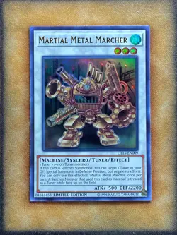 Yugioh Martial Metal Marcher CT15-EN009 Ultra Rare Limited Edition NM - Image 1