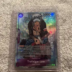 One Piece 500 Years in the Future Trafalgar Law Alternate Alt Art ST10-010 TR SR - Image 1