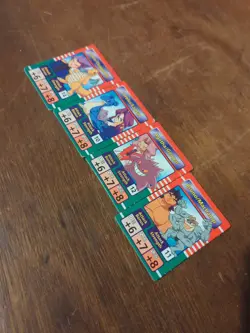 Pokemon Master Trainer Board Game Replacement Part Chips Card Coin Disc Pog Pick - Image 4