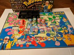 1999 Pokemon Master trainer Board Game Replacement Parts U PICK POG Card Token - Image 1