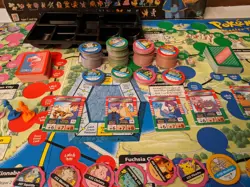 1999 Pokemon Master trainer Board Game Replacement Parts U PICK POG Card Token - Image 2